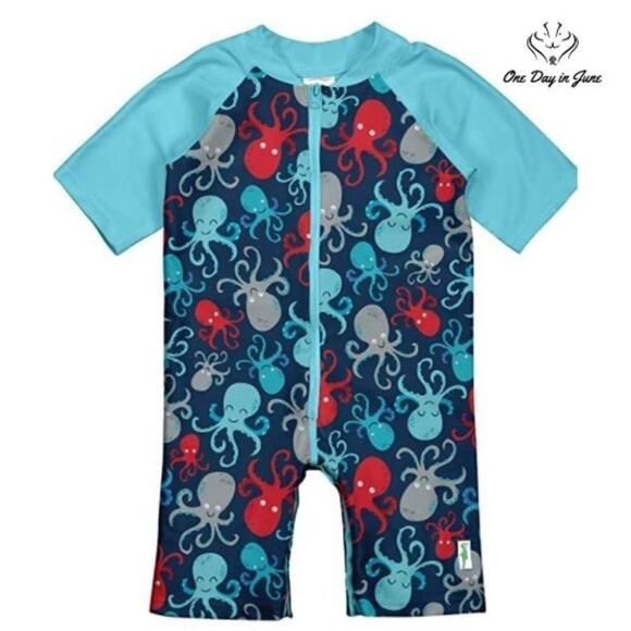 Green Sprouts Baby Sunsuit Size 18 Mths - Picture 1 of 3